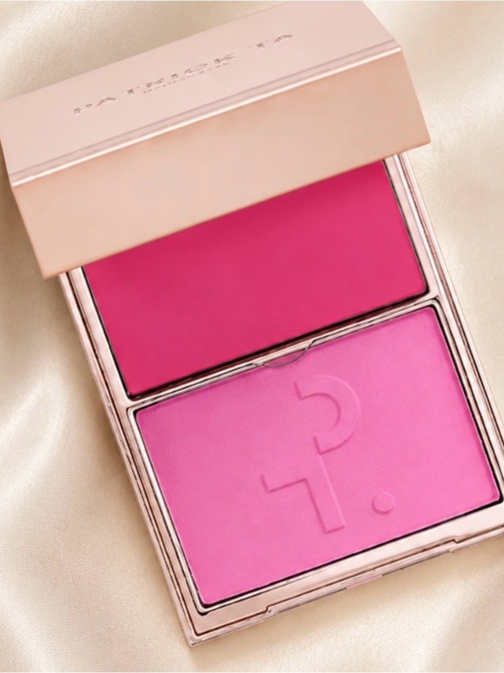 Patrick TaMajor Headlines Double Take. Cream  & Powder Blush Duo